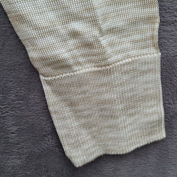 Free People Into The Night LS Tunic Cardigan Sweater S Beige Boho Button NWT - Picture 7 of 10